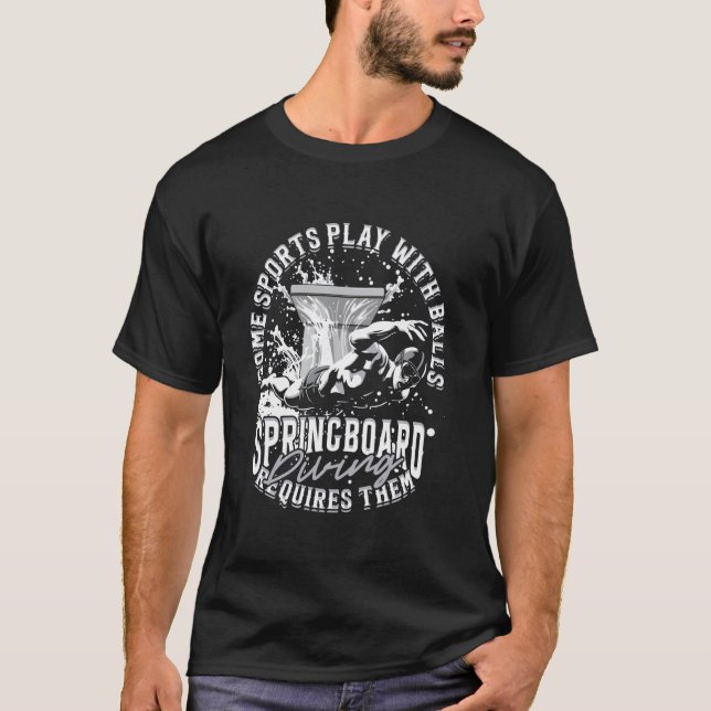Camiseta Buceo en trampolín buceo libre (Anverso)