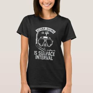 Camiseta Buceo Es Vida Buzo Submarino Snorkel Océano