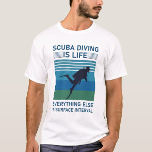 Camiseta Buceo es vida todo lo demás es superficie