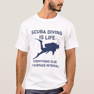 Camiseta Buceo es vida todo lo demás es superficie