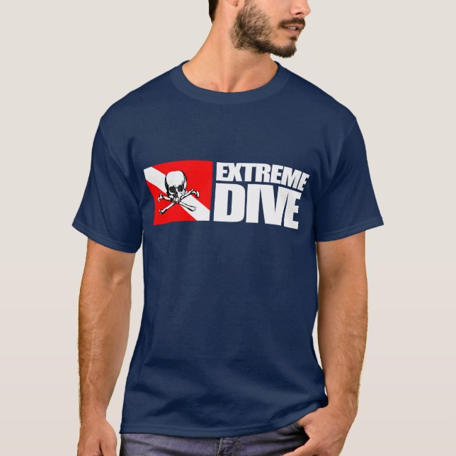 Camiseta Buceo extremo (cráneo) (Anverso)