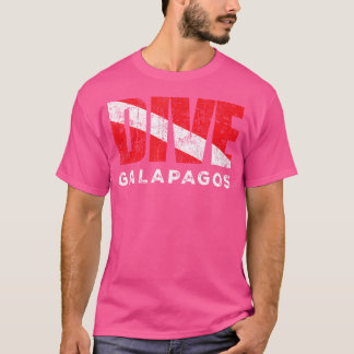 Camiseta Buceo Galápagos Scuba Bandera Buceo