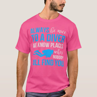 Camiseta Buceo Gracioso Buceo Scuba Siempre Es Bueno