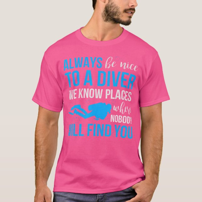 Camiseta Buceo Gracioso Buceo Scuba Siempre Es Bueno (Anverso)