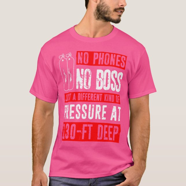 Camiseta Buceo Gracioso De Scuba Buceando Con Amor (Anverso)