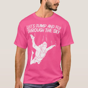Camiseta Buceo Gracioso Para El Paracaidismo Saltando El Bu