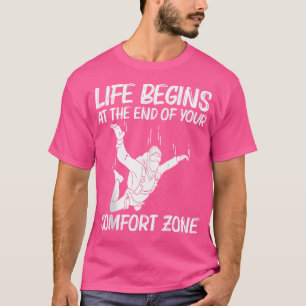 Camiseta Buceo Gracioso Para El Paracaidismo Saltando El Bu