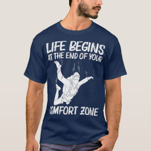 Camiseta Buceo Gracioso Para Hombres Mujeres Paracaidismo S