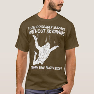 Camiseta Buceo Gracioso Para Hombres Mujeres Paracaidismo S
