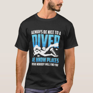 Camiseta Buceo Guay Scuba Para Hombres Mujeres Abierto Océa