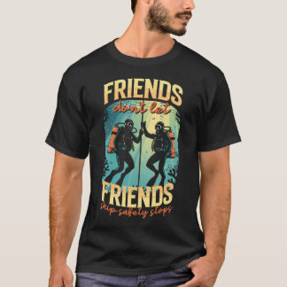 Camiseta Buceo Inmersión Buceo Libre Saltar Seguridad