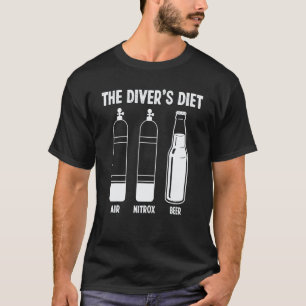 Camiseta Buceo La Dieta De Los Buzos Snorkel Buceo