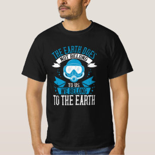 Camiseta Buceo - La Tierra No Nos Pertenece