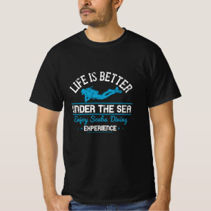 Camiseta Buceo - La Vida Es Mejor Bajo El Mar