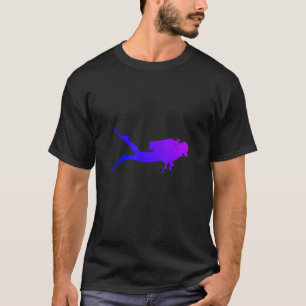 Camiseta Buceo libre de buceo de buceadores masculinos