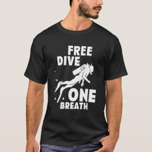 Camiseta Buceo libre de buceo libre de bucear un respiro