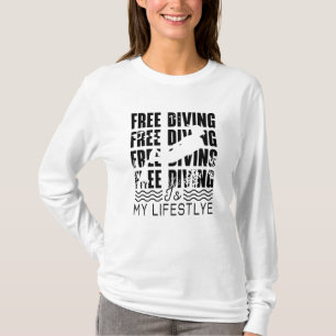 Camiseta Buceo libre es mi buceo apónico estilo de vida