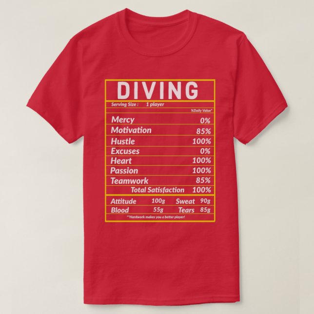 Camiseta Buceo Lover (Diseño del anverso)