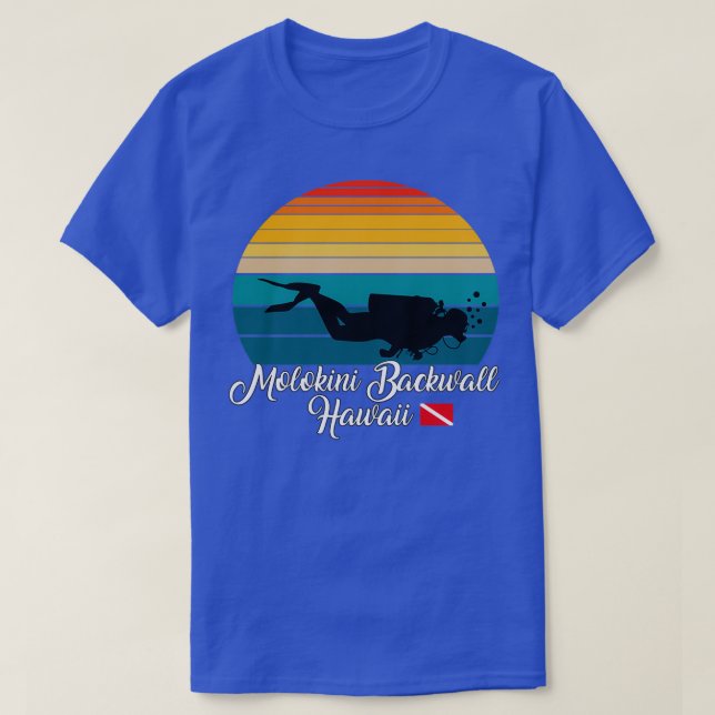 Camiseta Buceo Molokini Backwall Hawái (Diseño del anverso)