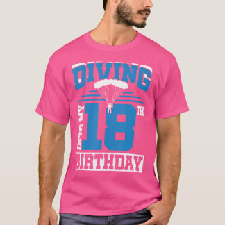 Camiseta Buceo Nacimiento Primera Vez Buceo 18º Nacimiento