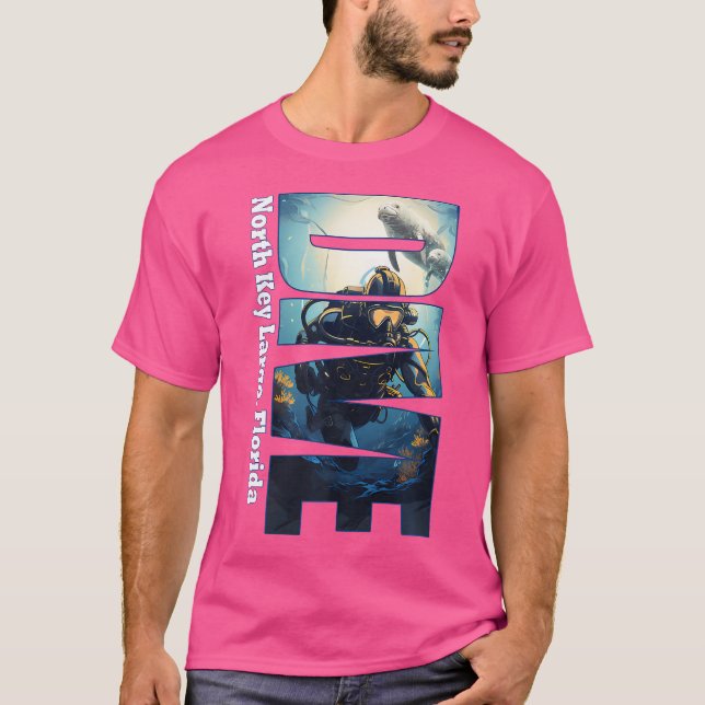 Camiseta Buceo North Key Largo Florida Scuba Buceo Snorkeli (Anverso)
