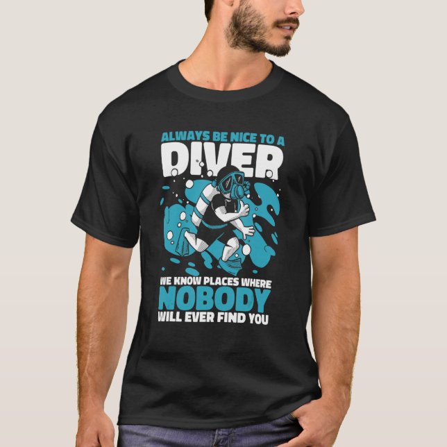 Camiseta Buceo oceánico Scuba (Anverso)