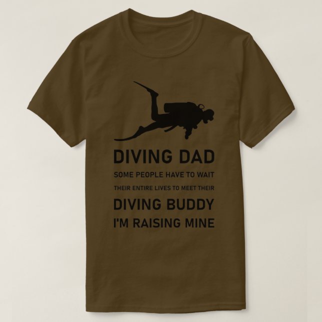 Camiseta Buceo padre Scuba Diver Scuba Buceo 12 (Diseño del anverso)