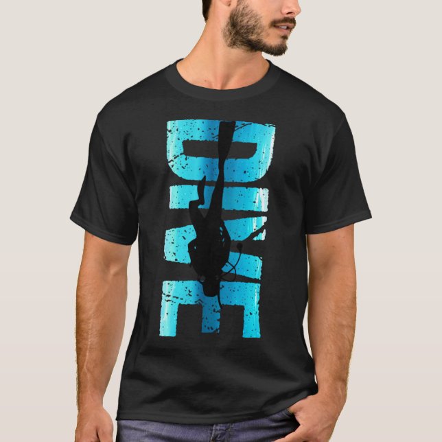 Camiseta Buceo Papá Bucea El Océano Buceando Apne Libre (Anverso)