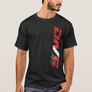 Camiseta Buceo Patriótico Pasatiempo Subacuático para Profu
