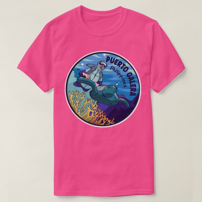 Camiseta Buceo Puerto Galera Filipinas (Diseño del anverso)