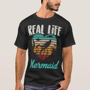 Camiseta Buceo Retro con Sirena de la Vida Real