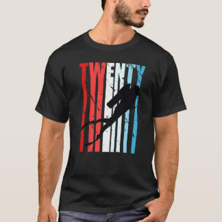 Camiseta Buceo Retro Scuba 20 cumpleaños Deep Sea Diver Wo