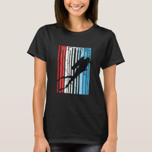 Camiseta Buceo Retro Scuba 24 cumpleaños Deep Sea Diver Wo