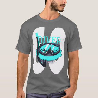 Camiseta Buceo Scuba 60º Buceador de cumpleaños 60 años