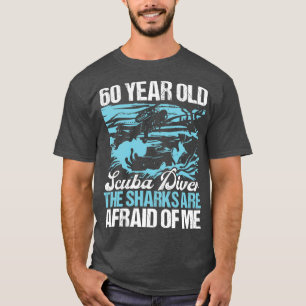 Camiseta Buceo Scuba 60 años Scuba Diver 60 años