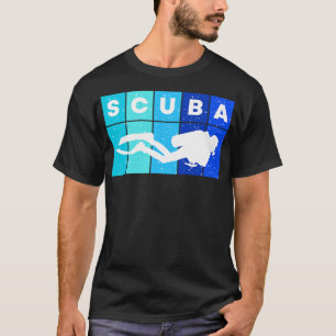 Camiseta Buceo Scuba Amantes del Océano Buceo Libre F