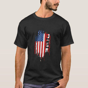 Camiseta Buceo Scuba América Bandera de Estados Unidos Buce