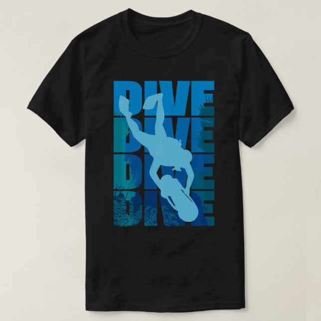 Camiseta Buceo Scuba Buceo Buceo Scuba (Diseño del anverso)