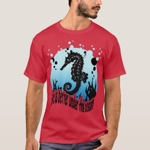 Camiseta Buceo Scuba Buceo Snorkeling Vida marina Biolo