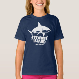 Camiseta Buceo Scuba Con Tiburones - Isla Stewart