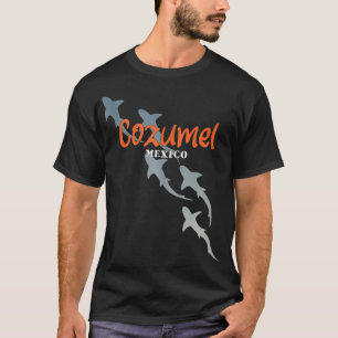 Camiseta Buceo Scuba Cozumel Buceo con tiburones