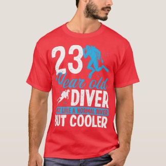 Camiseta Buceo Scuba de 23 años Snorkel 23 cumpleaños