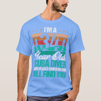Camiseta Buceo Scuba de 34 años 34 cumpleaños