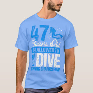 Camiseta Buceo Scuba de 47 años Buceo Scuba de 47 años