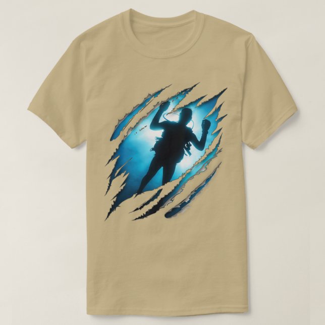 Camiseta Buceo Scuba Dentro De Mí 1 (Diseño del anverso)