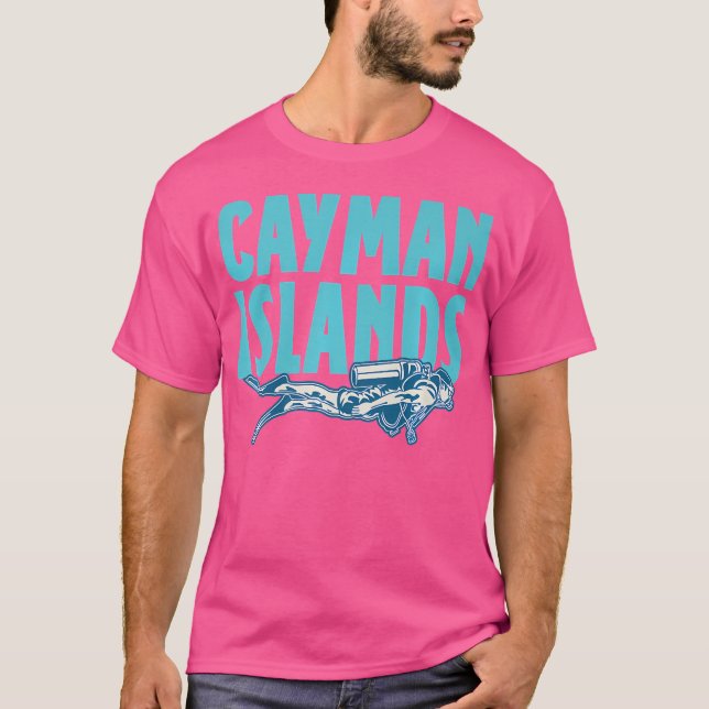 Camiseta Buceo Scuba en las Islas Caimán (Anverso)
