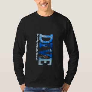 Camiseta Buceo SCUBA femenino Playa Ho okipa Buceo Snorkel