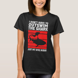 Camiseta Buceo Scuba Para Hombres Mujeres De Tiburón Buceo