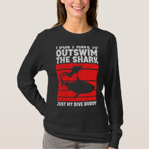 Camiseta Buceo Scuba Para Hombres Mujeres De Tiburón Buceo