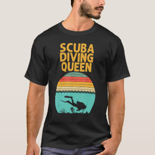 Camiseta Buceo Scuba Para Mujeres Abuela Buceador Subacuáti